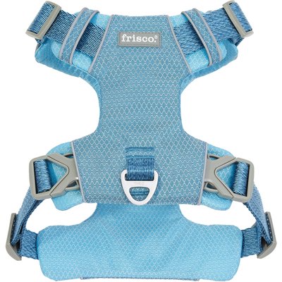 Frisco Frisco Outdoor Lightweight Ripstop Nylon Dog Harness, River Blue, L - Girth: 24 - 34-in