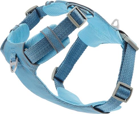 Show full view: Frisco Outdoor Lightweight Ripstop Nylon Dog Harness, River Blue, L - Girth: 24 - 34-in slide 5 of 8