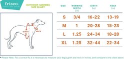 Frisco Outdoor Lightweight Ripstop Nylon Dog Harness, River Blue, XL - Girth: 32 - 44-in slide 2 of 5