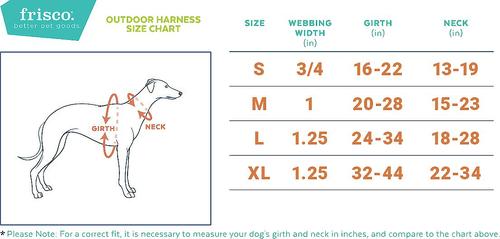Show full view: Frisco Outdoor Lightweight Ripstop Nylon Dog Harness, Storm Gray, M - Girth: 20 - 28-in slide 2 of 7