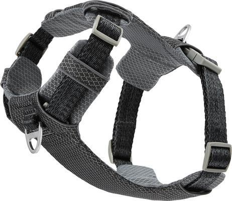 Show full view: Frisco Outdoor Lightweight Ripstop Nylon Dog Harness, Storm Gray, M - Girth: 20 - 28-in slide 4 of 7
