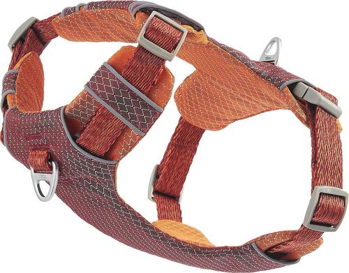 Show full view: Frisco Outdoor Lightweight Ripstop Nylon Harness, Flamepoint Orange, Small, Neck: 13 to 19-in, Girth: 16 to 22-in + Heathered Dog Leash, Flamepoint Orange, Small - Length: 6-ft, Width: 5/8-in slide 4 of 10
