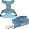 Show in main carousel: Frisco Outdoor Lightweight Ripstop Nylon Harness, River Blue, Large, Neck: 18 to 28-in, Girth 24 to 34-in + Heathered Dog Leash, River Blue, Large - Length: 6-ft, Width: 1-in slide 1 of 10