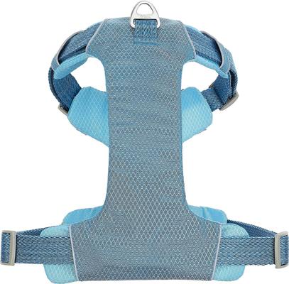 Show full view: Frisco Outdoor Lightweight Ripstop Nylon Harness, River Blue, Medium, Neck: 15 to 23-in, Girth, 20 to 28-in + Heathered Nylon Collar, River Blue, Medium - Neck: 14-20-in, Width: 3/4-in slide 3 of 10
