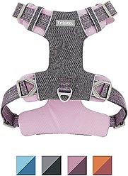 Frisco Outdoor Lightweight Ripstop Nylon Harness, Shadow Purple, Small, Neck: 13 to 19-in, Girth: 16 to 22-in + Heathered Dog Leash, Shadow Purple, Small - Length: 6-ft, Width: 5/8-in slide 2 of 9