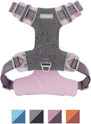 Show full view: Frisco Outdoor Lightweight Ripstop Nylon Harness, Shadow Purple, Small, Neck: 13 to 19-in, Girth: 16 to 22-in + Heathered Dog Leash, Shadow Purple, Small - Length: 6-ft, Width: 5/8-in slide 2 of 10