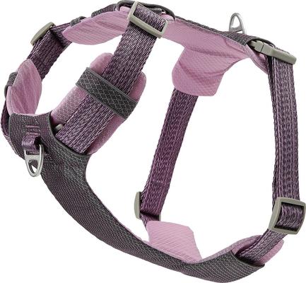 Show full view: Frisco Outdoor Lightweight Ripstop Nylon Harness, Shadow Purple, Small, Neck: 13 to 19-in, Girth: 16 to 22-in + Heathered Dog Leash, Shadow Purple, Small - Length: 6-ft, Width: 5/8-in slide 4 of 10