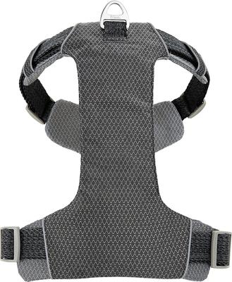 Show full view: Frisco Outdoor Lightweight Ripstop Nylon Harness, Storm Gray, Large, Neck: 18 to 28-in, Girth 24 to 34-in + Heathered Nylon Collar, Shadow Purple, Large, Neck: 18 -26-in, Width: 1-in slide 3 of 9