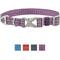 Show in main carousel: Frisco Outdoor Lightweight Ripstop Nylon Harness, Storm Gray, Medium, Neck: 15 to 23-in, Girth, 20 to 28-in + Heathered Nylon Collar, Shadow Purple, Medium - Neck: 14-20-in, Width: 3/4-in slide 6 of 9