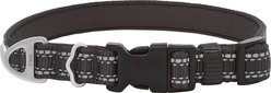 Frisco Outdoor Nylon Reflective Comfort Padded Dog Collar, Black, SM - Neck: 10-14-in, Width: 5/8-in