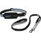 Show in main carousel: Frisco Outdoor Polyester Reflective Running Belt with Bungee Dog Leash, Black slide 1 of 8