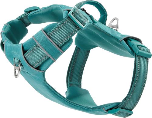 Show full view: Frisco Outdoor Premium Ripstop Nylon Dog Harness with Pocket, Bayou Teal, L - Girth: 24 - 34-in slide 5 of 8