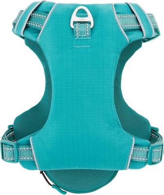 Show full view: Frisco Outdoor Premium Ripstop Nylon Dog Harness with Pocket, Bayou Teal, S - Girth: 16 - 22-in slide 3 of 7