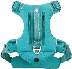 Frisco Outdoor Premium Ripstop Nylon Dog Harness with Pocket, Bayou Teal, XL - Girth: 32 - 44-in