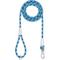 Show in main carousel: Frisco Outdoor Premium Ripstop Nylon Harness with Pocket, Bayou Teal, Large, Neck: 18 to 28-in, Girth 24 to 34-in + Waterproof Stinkproof PVC Rope Leash, River Blue, 6 Ft. slide 8 of 9