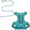 Show in main carousel: Frisco Outdoor Premium Ripstop Nylon Harness with Pocket, Bayou Teal, Small, Neck: 13 to 19-in, Girth: 16 to 22-in + Waterproof Stinkproof PVC Rope Leash, River Blue, 6 Ft. slide 1 of 9