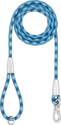 Show full view: Frisco Outdoor Premium Ripstop Nylon Harness with Pocket, Bayou Teal, Small, Neck: 13 to 19-in, Girth: 16 to 22-in + Waterproof Stinkproof PVC Rope Leash, River Blue, 6 Ft. slide 8 of 9