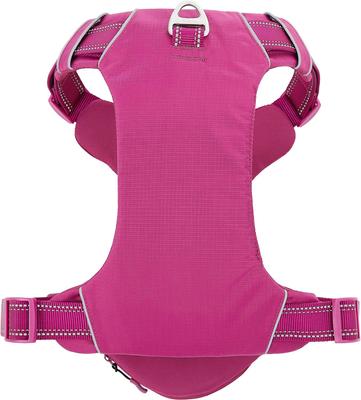 Show full view: Frisco Outdoor Premium Ripstop Nylon Harness with Pocket, Boysenberry Purple, Small, Neck: 13 to 19-in, Girth: 16 to 22-in + Reflective Comfort Padded Dog Collar, Boysenberry Purple, Small - Neck: 10-14-in, Width: 5/8-in slide 3 of 9