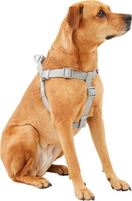Show full view: Frisco Outdoor Solid Textured Waterproof Stink Proof PVC Dog Harness, Storm Gray, Large, Neck: 19 to 27-in, Girth: 23 to 36-in slide 3 of 7