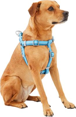 Show full view: Frisco Outdoor Two Tone Waterproof Stinkproof PVC Dog Harness, River Blue, XL - Girth: 32 - 44-in slide 3 of 7