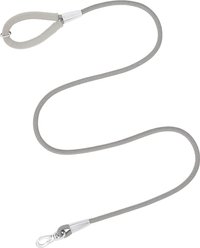 Frisco Outdoor Ultra Reflective Rope Leash with Padded Handle, Stone Gray