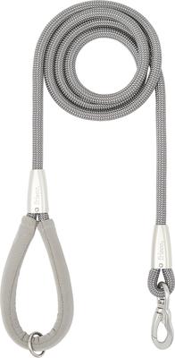 Show full view: Frisco Outdoor Ultra Reflective Rope Leash with Padded Handle, Stone Gray slide 3 of 7