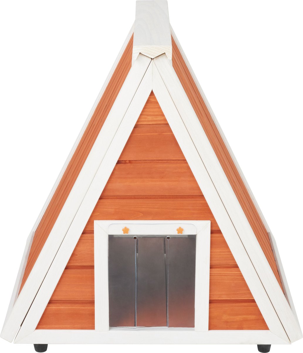 Frisco Outdoor Wooden A-Frame Cat House