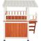 Show in main carousel: Frisco Outdoor Wooden Cat House with Balcony & Step Ladder, Brown slide 3 of 10
