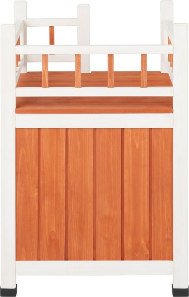 Show full view: Frisco Outdoor Wooden Cat House with Elevated Balcony Steps, Medium slide 4 of 9