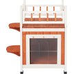 Show in main carousel: Frisco Outdoor Wooden Cat House with Elevated Balcony Steps, Medium slide 5 of 9