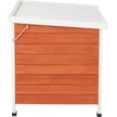 Show in main carousel: Frisco Outdoor Wooden Cat House with Retractable Roof, Brown slide 4 of 9