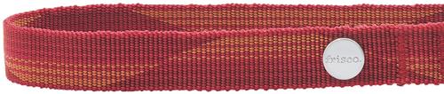 Show full view: Frisco Outdoor Woven Jacquard Nylon Dog Collar, Mars Red, SM - Neck: 10-14-in, Width: 5/8-in slide 3 of 8