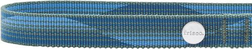 Show full view: Frisco Outdoor Woven Jacquard Nylon Dog Collar, River Blue, SM - Neck: 10-14-in, Width: 5/8-in slide 3 of 8