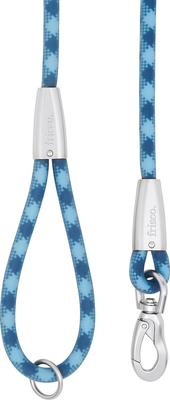 Show full view: Frisco Outdoor Woven Jacquard Nylon Dog Collar, River Blue, Small - Neck: 10-14-in, Width: 5/8-in + Waterproof Stinkproof PVC Rope Leash, River Blue, 6 Ft. slide 7 of 9