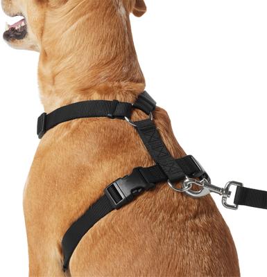 Show full view: Frisco Padded No Pull Dog Harness, Black, L- Girth 26 to 40-in slide 2 of 10