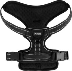 Frisco Padded Reflective Harness, Black, Medium