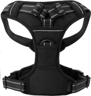 Show full view: Frisco Padded Reflective Harness, Black, Medium slide 4 of 7