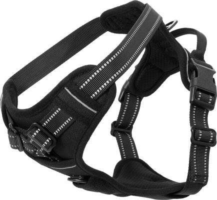 Show full view: Frisco Padded Reflective Harness, Black, Medium slide 5 of 7