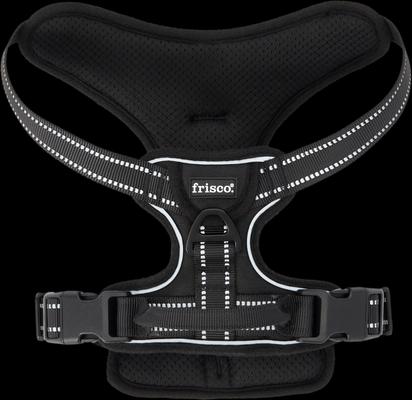 Show full view: Frisco Padded Reflective Harness, Black, Medium slide 6 of 7