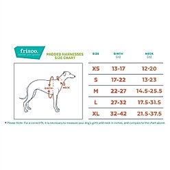 Frisco Padded Reflective Harness, Black, X-Small slide 2 of 6