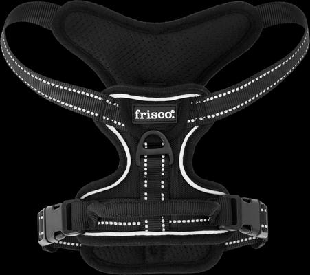 Show full view: Frisco Padded Reflective Harness, Black, X-Small slide 6 of 7