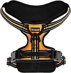 Frisco Padded Reflective Harness, Orange, Medium