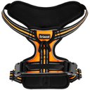 Frisco Padded Reflective Harness, Orange, Medium