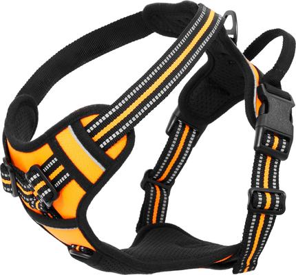 Show full view: Frisco Padded Reflective Harness, Orange, Medium slide 5 of 7