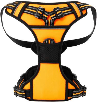 Show full view: Frisco Padded Reflective Harness, Orange, X-Large slide 4 of 7