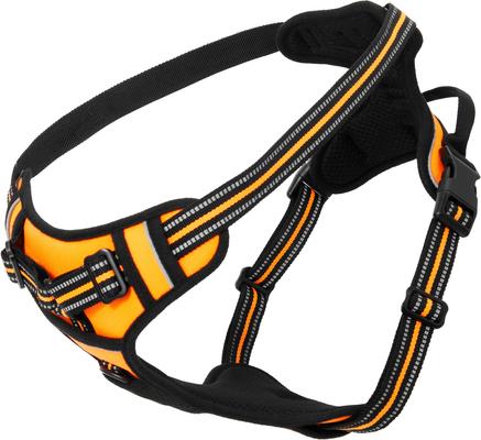 Show full view: Frisco Padded Reflective Harness, Orange, X-Large slide 5 of 7