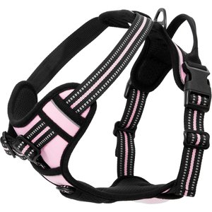 Frisco Padded Reflective Harness, Pink, Medium
