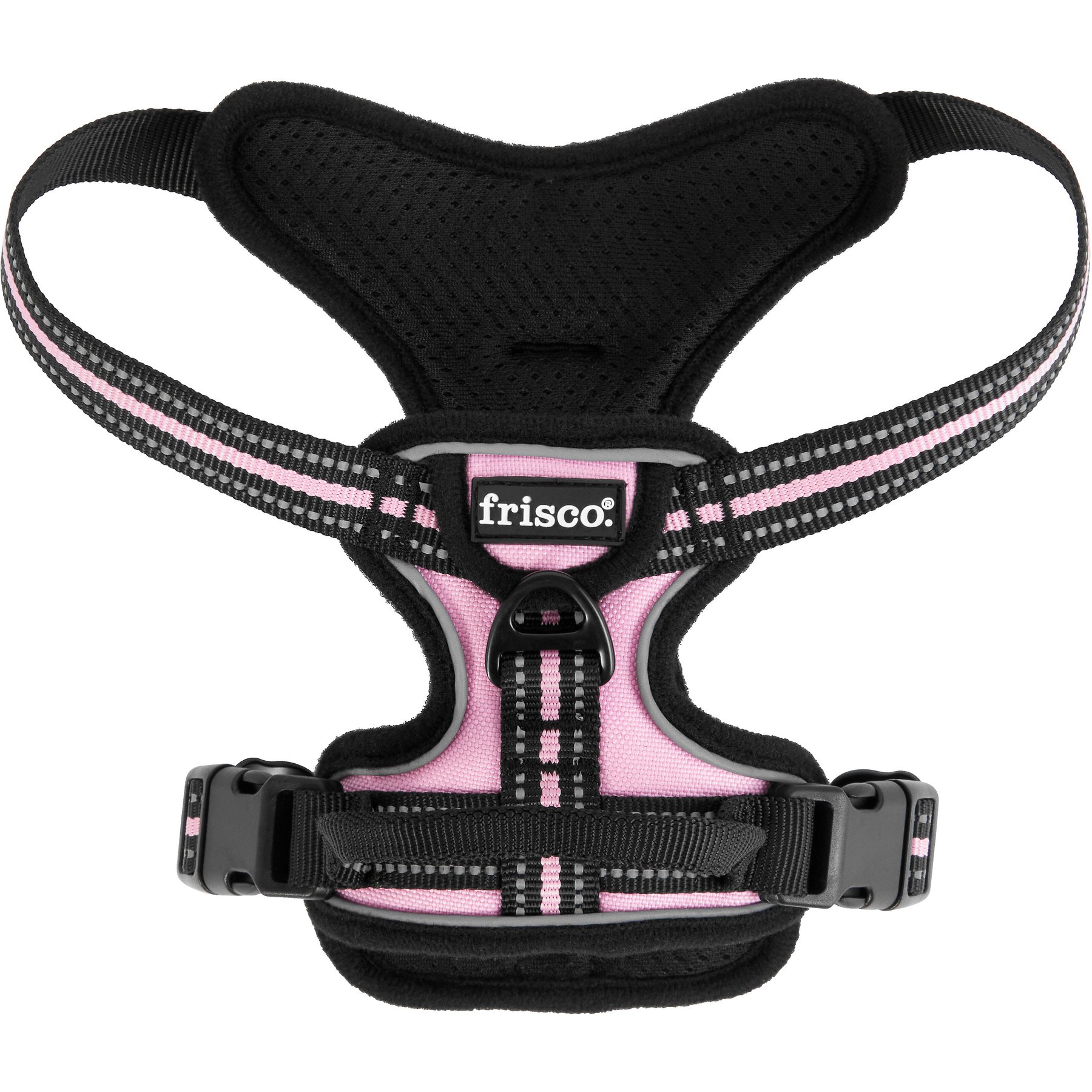 Frisco Padded Reflective Harness, Pink, X-Small