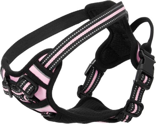 Show full view: Frisco Padded Reflective Harness, Pink, X-Small slide 5 of 7