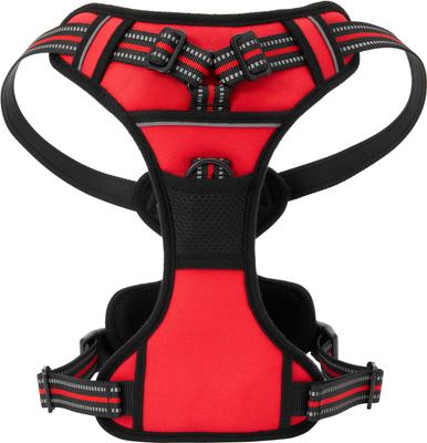 Show full view: Frisco Padded Reflective Harness, Red, Large slide 4 of 7